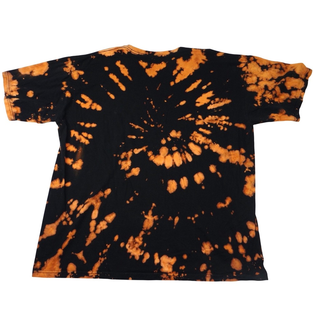 Wu Tang Forever Tie Dye Bleached‎ Black T Shirt Mens Large FEA Merch - Picture 3 of 7